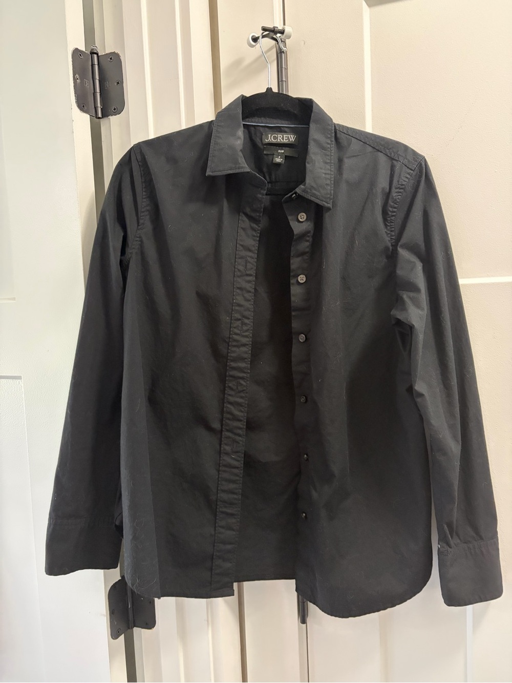 Slim-fit stretch cotton poplin shirt